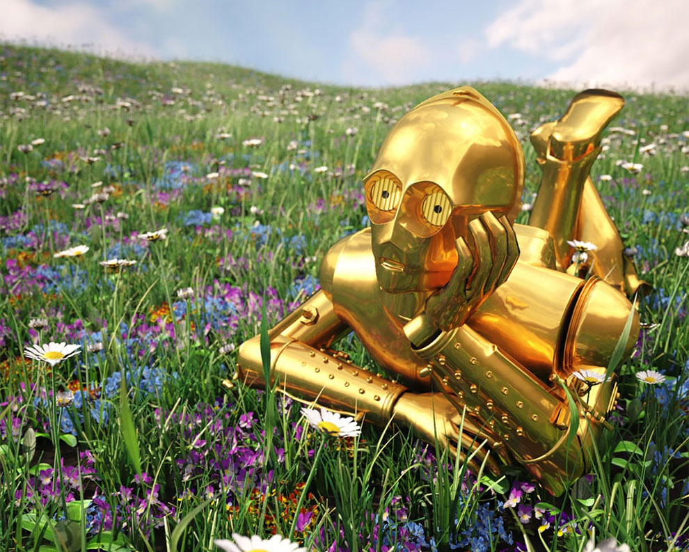 Out Of Character Star Wars Paintings by Kyle Hagey