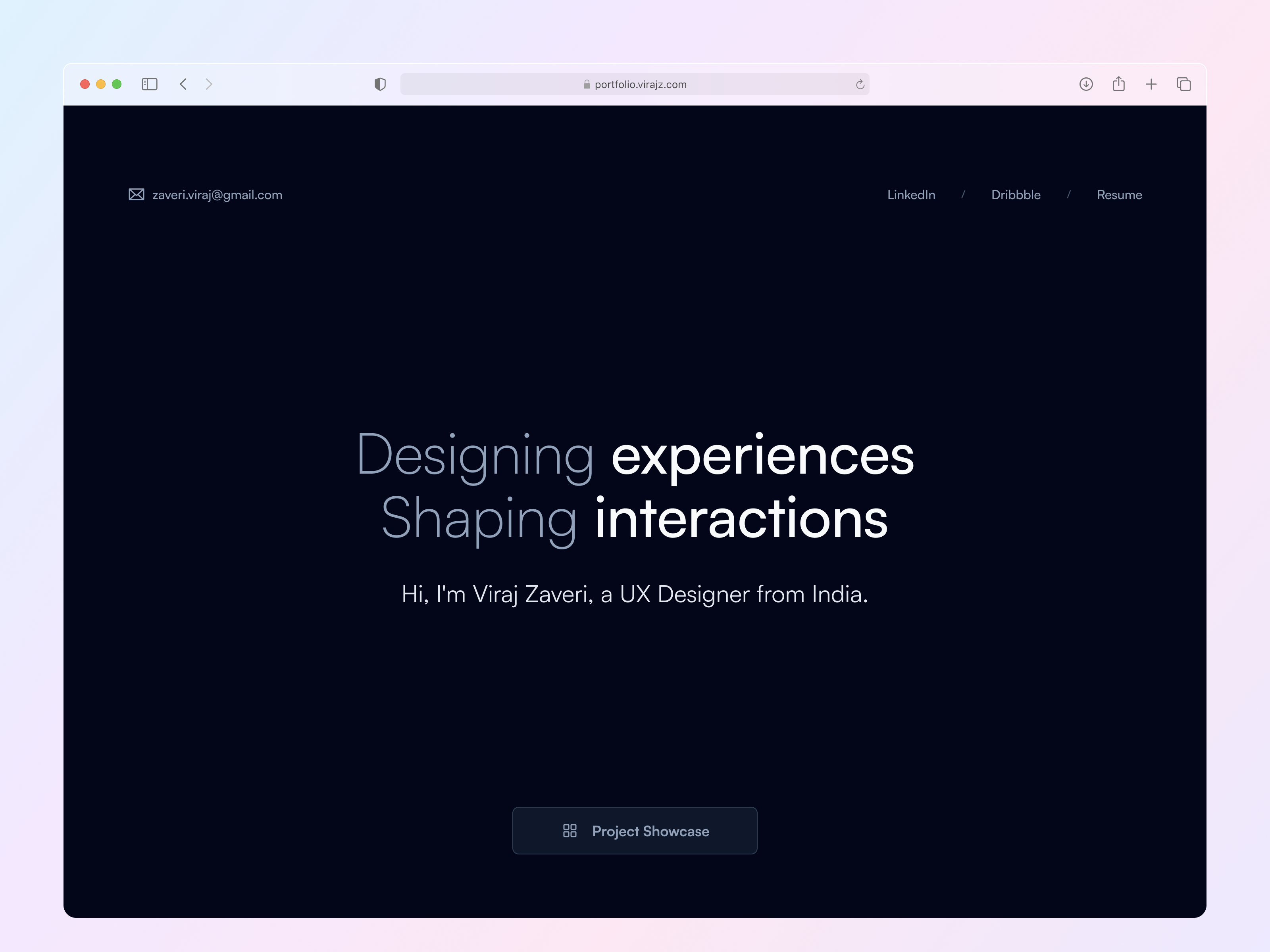 Portfolio - Home Page