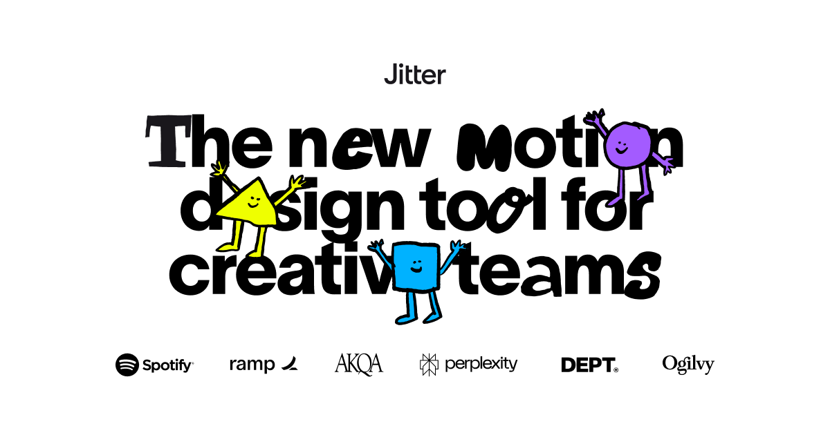 Jitter · A fast and simple motion design tool on the web