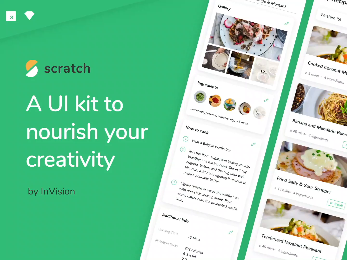 Scratch—A UI Kit to nourish your creativity by InVision