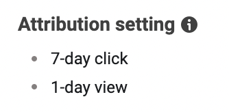 Attribution Setting