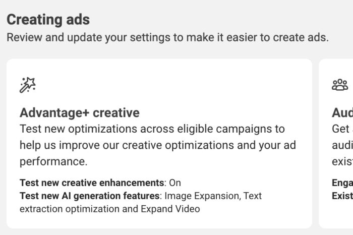 Advantage+ Creative