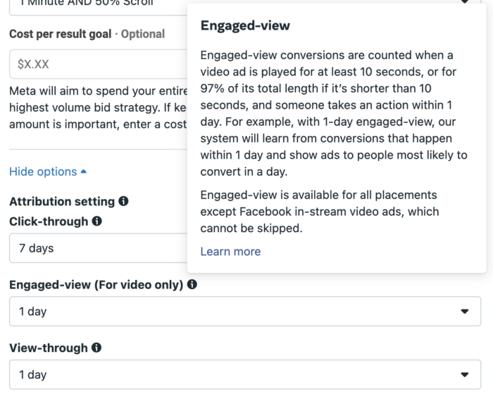 Engaged View Attribution